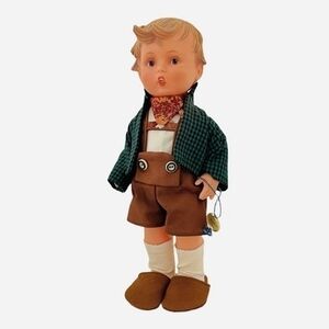 Goebel Hummel Hansl Little Hiker Doll Model 1700 w/ Tag Vintage Made in Germany